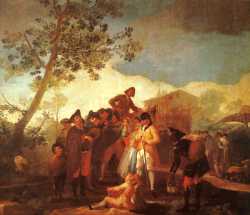 Blind Man Playing The Guitar - Francisco De Goya