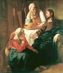 Christ In The House Of Martha And Mary