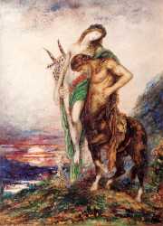 A Dead Poet Being Carried By A Centaur