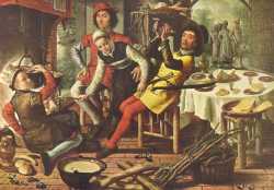 Peasants By The Hearth