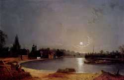 The Thames At Moonlight Twickenham