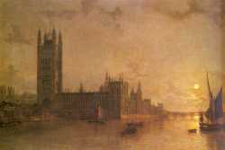 Westminster Abbey The Houses Of Parliament With The Construction Of We