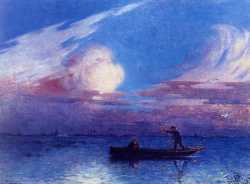 Boating At Night In Briere