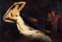 The Ghosts Of Paolo And Francesca Appear To Dante And Virgil 1855