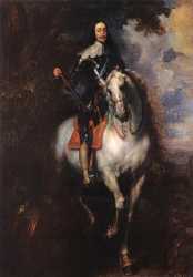 Equestrian Portrait Of Charles I - King Of England