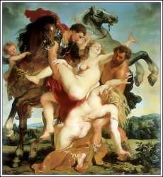 Rape Of The Daughters Of Leucippus, By Rubens