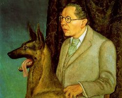 Hugo Erfurth Con Un Perro