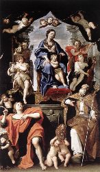 Madonna And Child With St Petronius And St John The Baptist