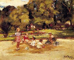 Children Playing In A Park