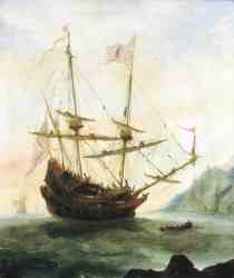 Santa Maria At Anchor 3 August 1492.